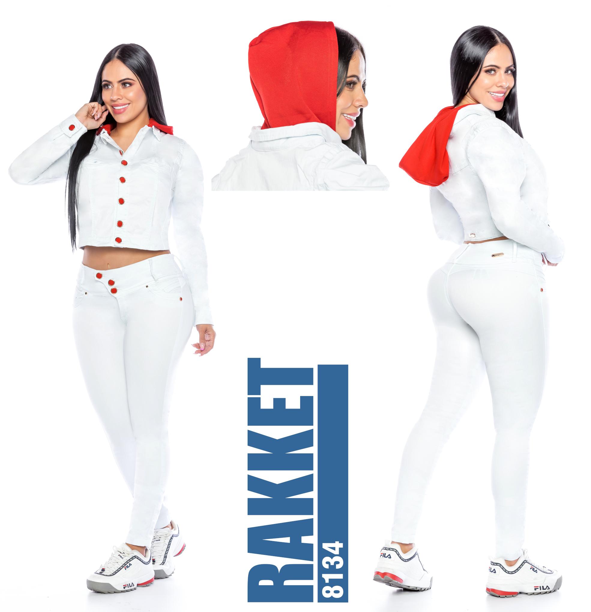 Conjunto Rakket Colombiano Push Up y Chaqueta Vaquera